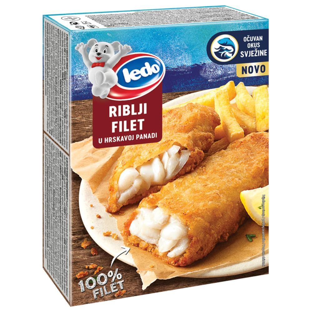 Ledo panirani riblji filet 240 g Akcija u trgovini Bakmaz