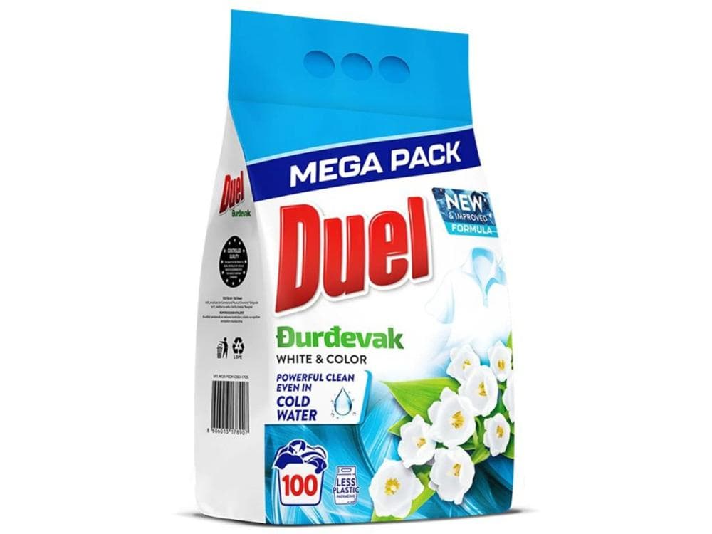 Duel prašak za rublje đurđica/jorgovan 9kg Akcija u trgovini Pivac