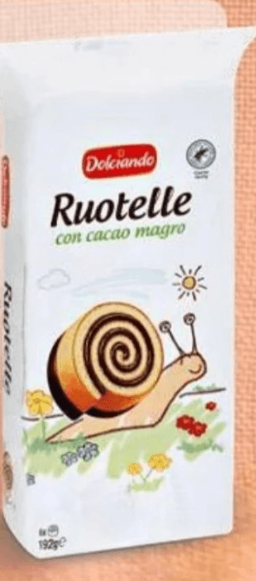 Dolciando biskvitni kolač Ruotelle 192 g Akcija u trgovini Eurospin