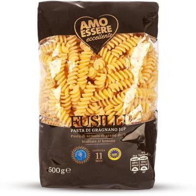 Amo Essere fusilli premium/rigatoni premium/linguine premium 500 g Akcija u trgovini Eurospin