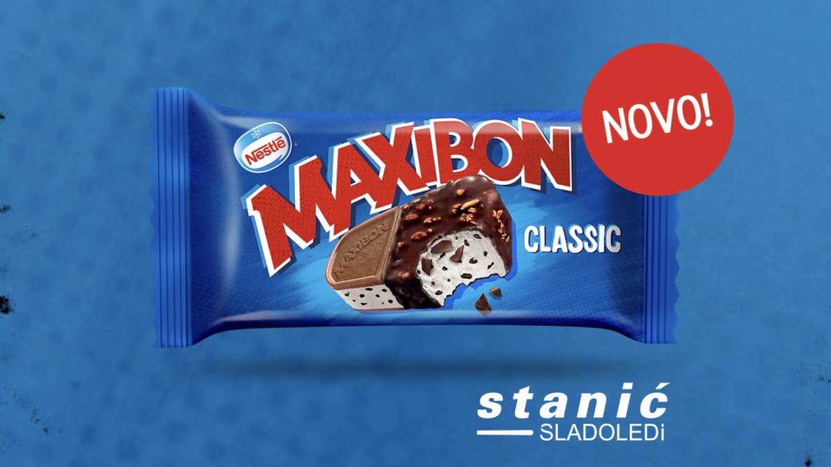 Maxibon sladoled sandwich classic 140 ml/ 96 g Akcija u trgovini Stanić Diskont