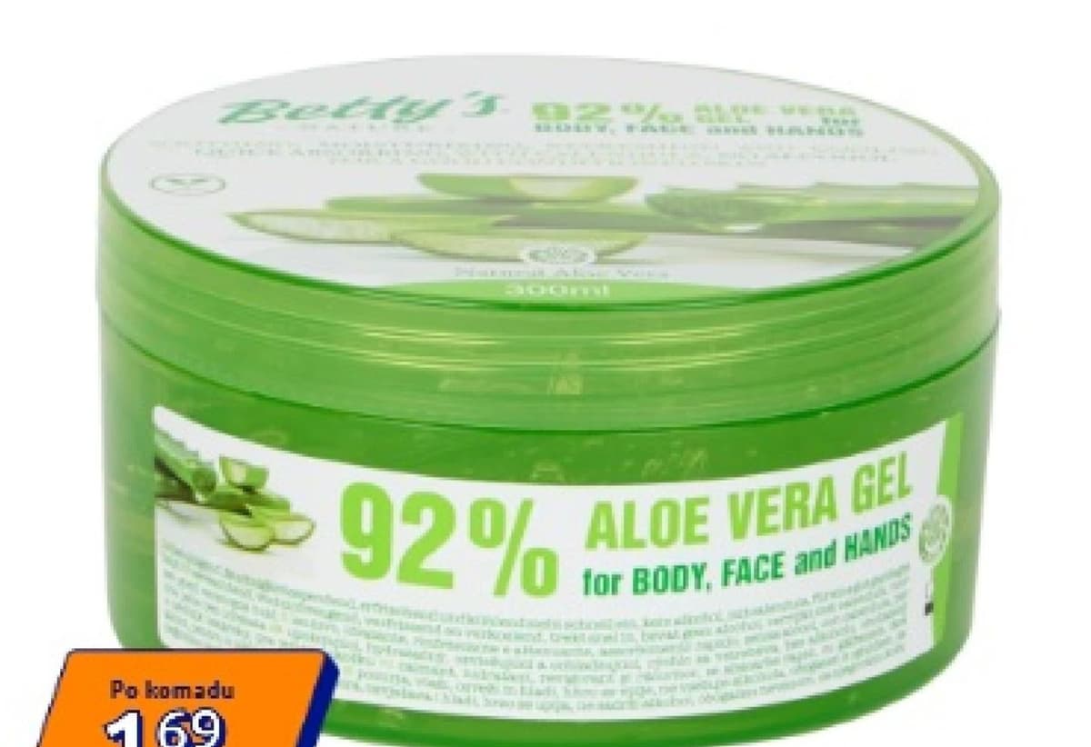 Betty's gel s aloe verom 300 ml Akcija u trgovini Action