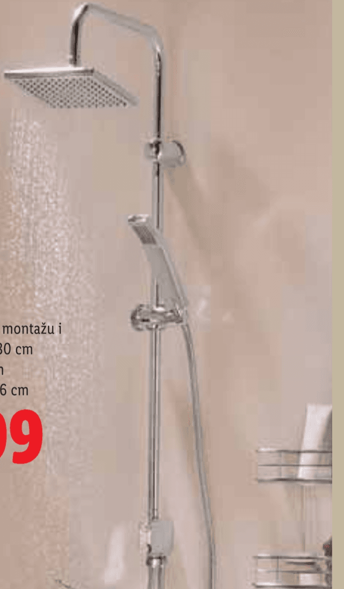 Set za tuš LIVARNO Akcija u trgovini Lidl