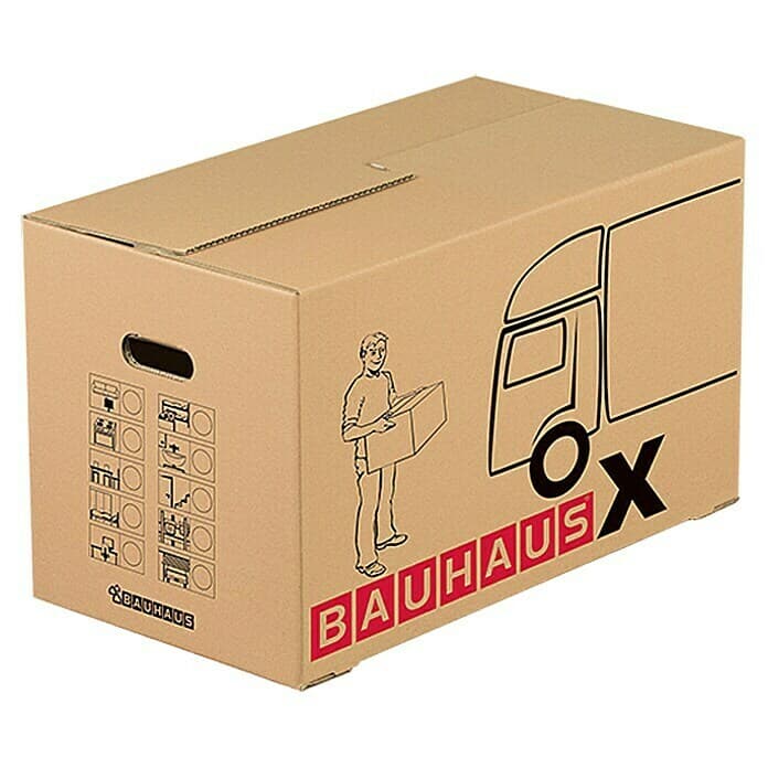Kartonska kutija za selidbu 'Multibox X' d 62,5 x š 34,5 x v 38 cm, 82 l BAUHAUS Akcija u trgovini Bauhaus