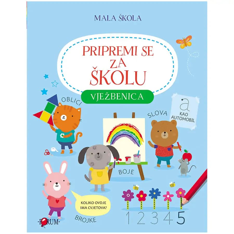 Mala škola Vježbenica Pripremi se za školu 1 kom Akcija u trgovini Tommy