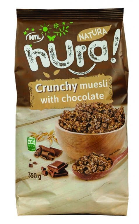 Hura Natura crunchy chocolate muesli 350 g Akcija u trgovini Bakmaz