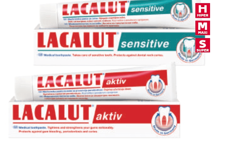 Lacalut proizvodi Akcija u trgovini Tommy