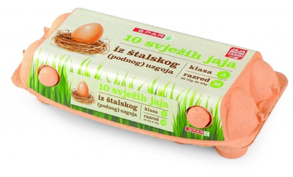 Svježa jaja M razred podni uzgoj 10 komada Akcija u trgovini Spar