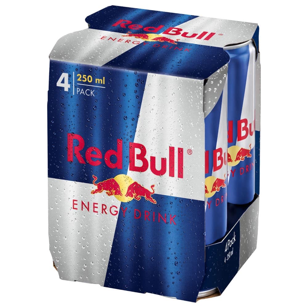 Red Bull energetsko piće 4 x 250 ml Akcija u trgovini Tommy