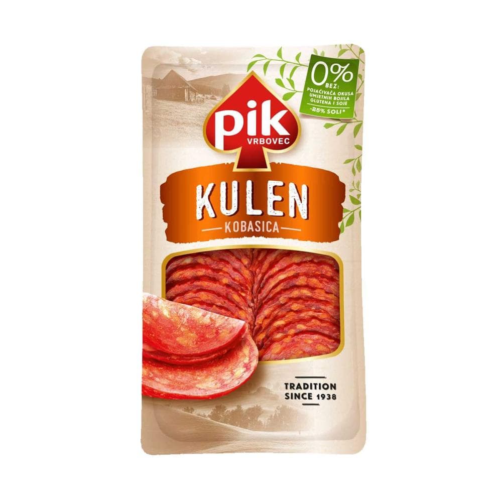 PIK čajna, zimska, kulen, panona ili vrbovečka kobasica 100 g Akcija u trgovini KTC