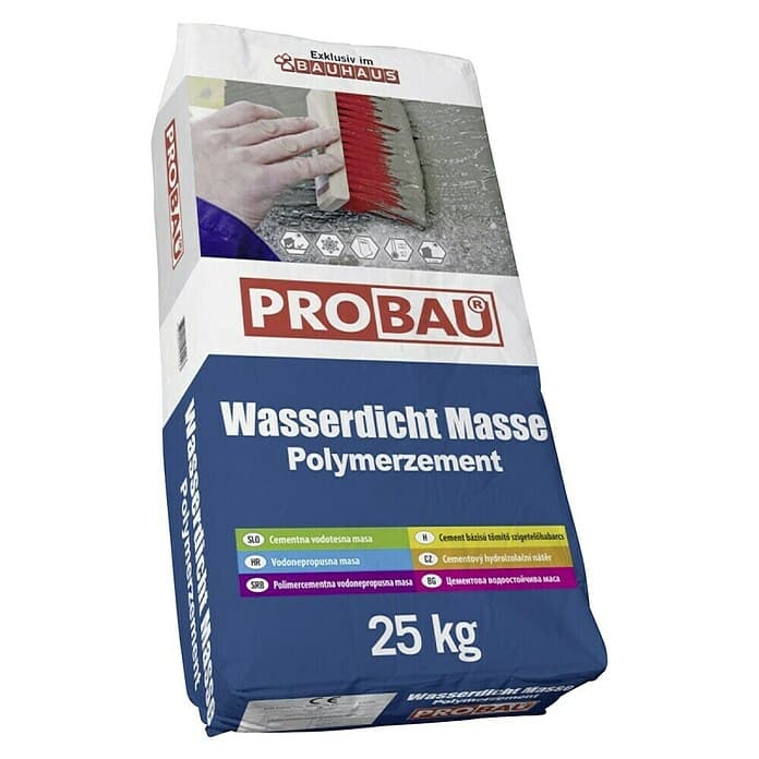 Hidroizolacijska masa 25 kg PROBAU Akcija u trgovini Bauhaus