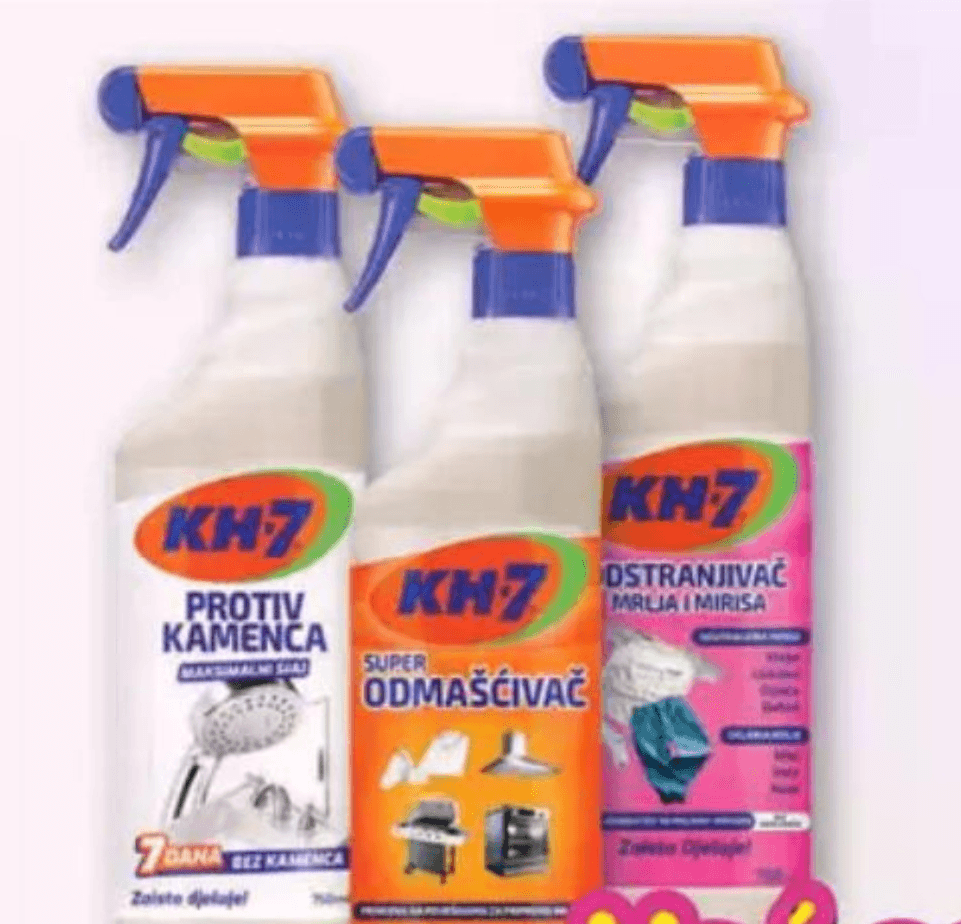 KH-7 sredstva za čišćenje 500 - 750 ml Akcija u trgovini Plodine