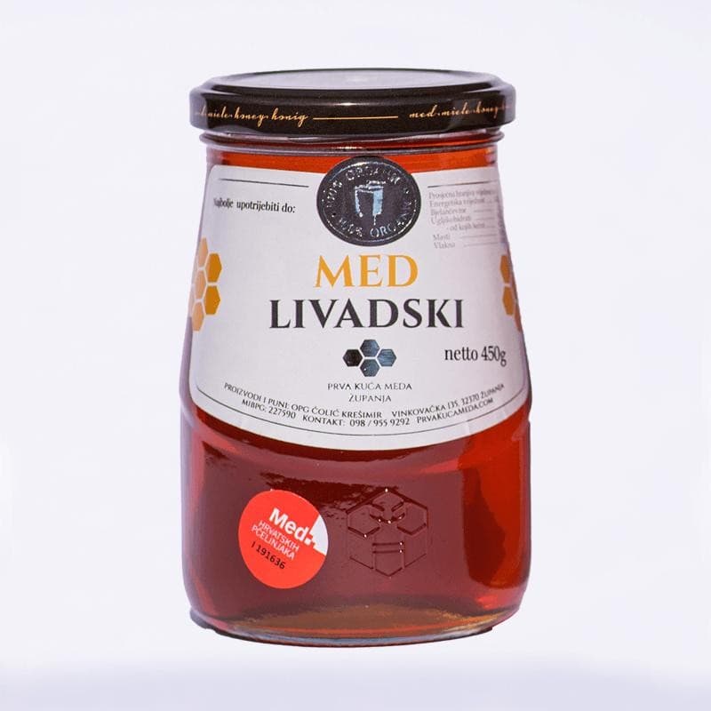 Županja med livadski 450 g Akcija u trgovini Konzum