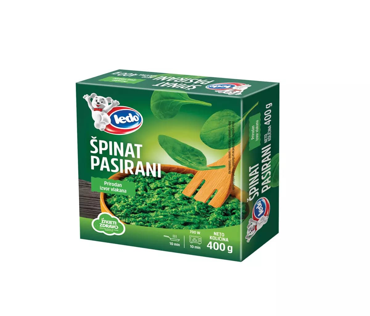 Ledo špinat 400 g Akcija u trgovini Studenac