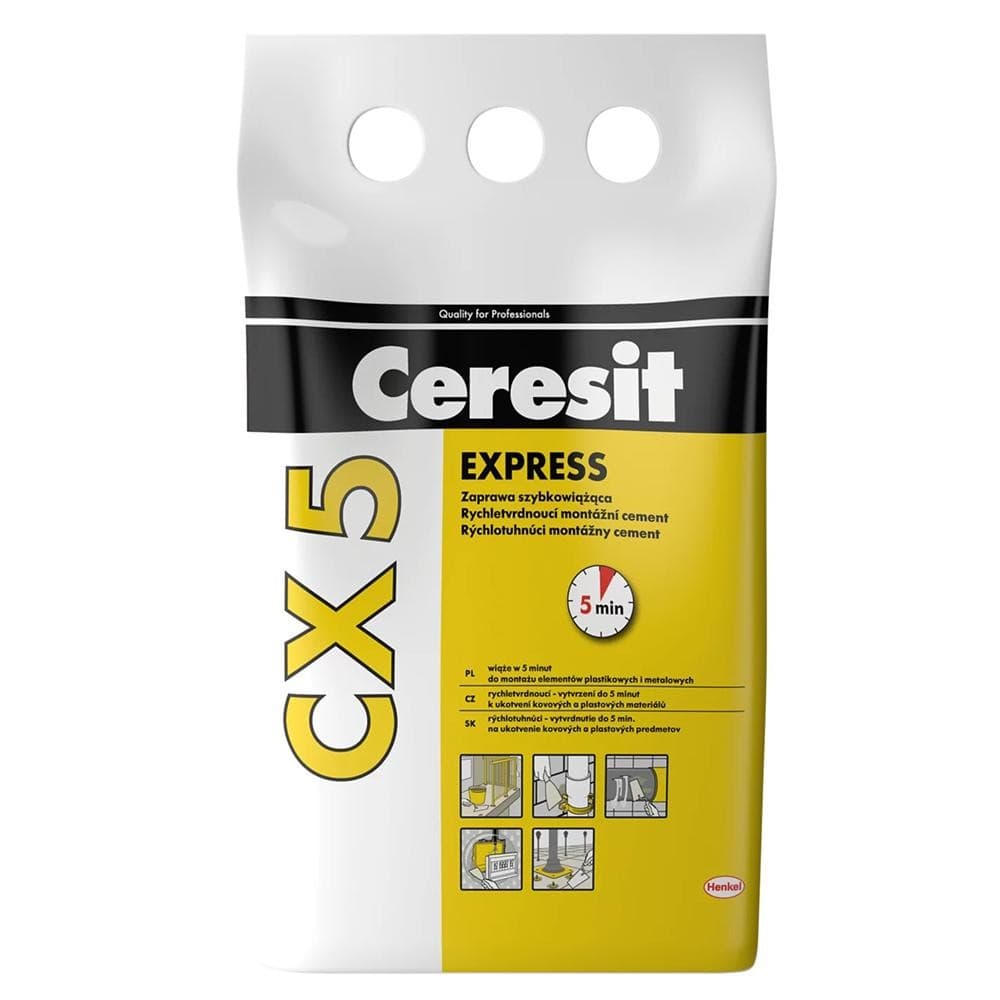 Ceresit Brzovezujući reparaturni cement 'CX 5 EXPRESS' 5 kg Akcija u trgovini Bauhaus
