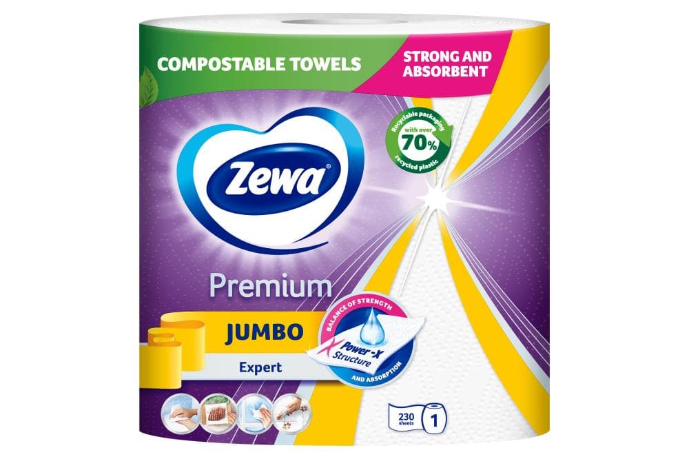 Zewa Jumbo Kuhinjske role 1/1, 3-slojne Akcija u trgovini Bipa