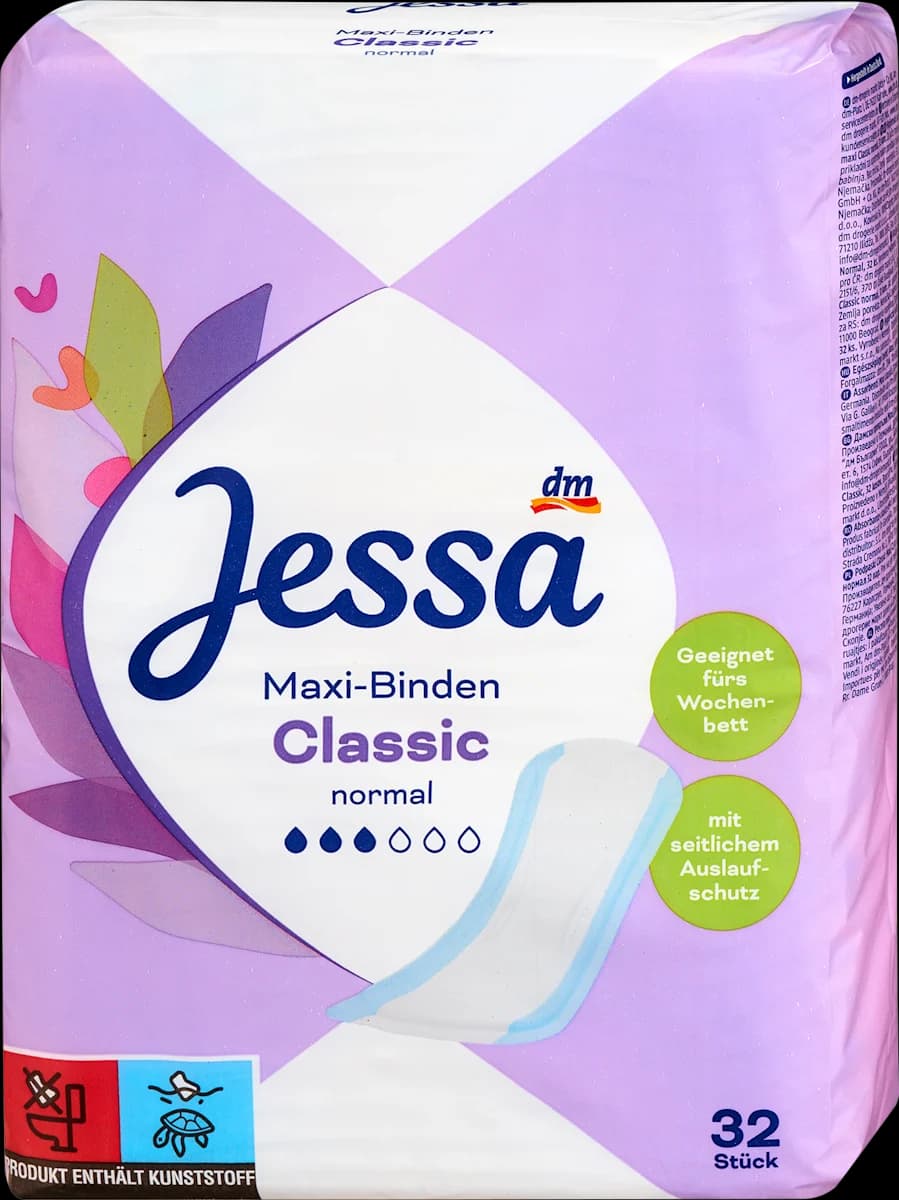 Jessa ulošci Maxi Classic normal 32 kom. Akcija u trgovini Dm