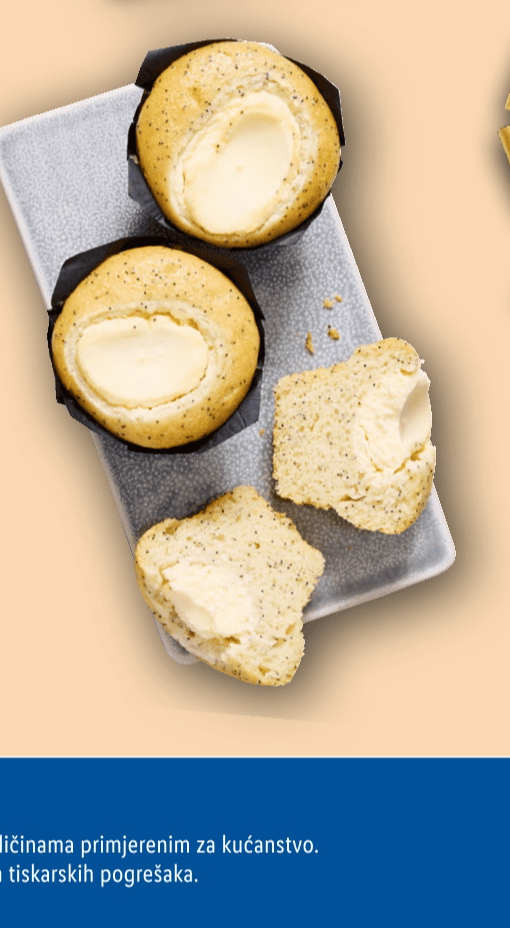Muffin limun-mak 130 g Akcija u trgovini Lidl