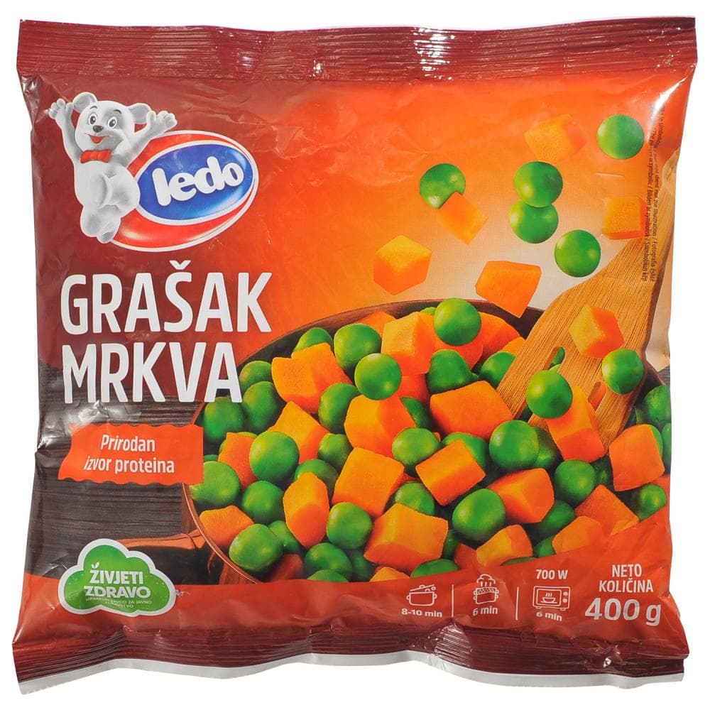 LEDO Grašak mrkva 400g Akcija u trgovini Pivac