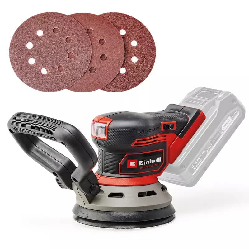 Professional akumulatorska ekscentrična brusilica TP-RS 18/32 Li BL - Solo Einhell Akcija u trgovini Pevex