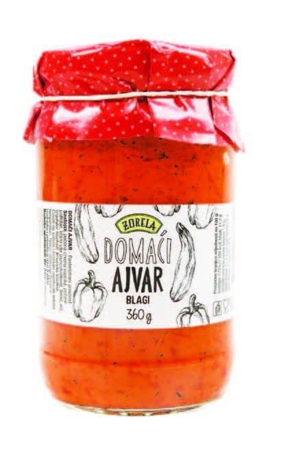 Zorela domaći blagi ajvar 360 g Akcija u trgovini NTL