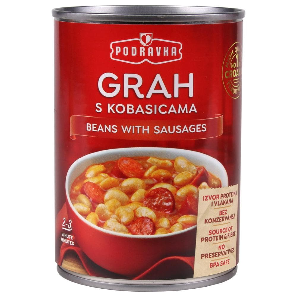 Podravka Grah s kobasicama 400 g Akcija u trgovini Lidl