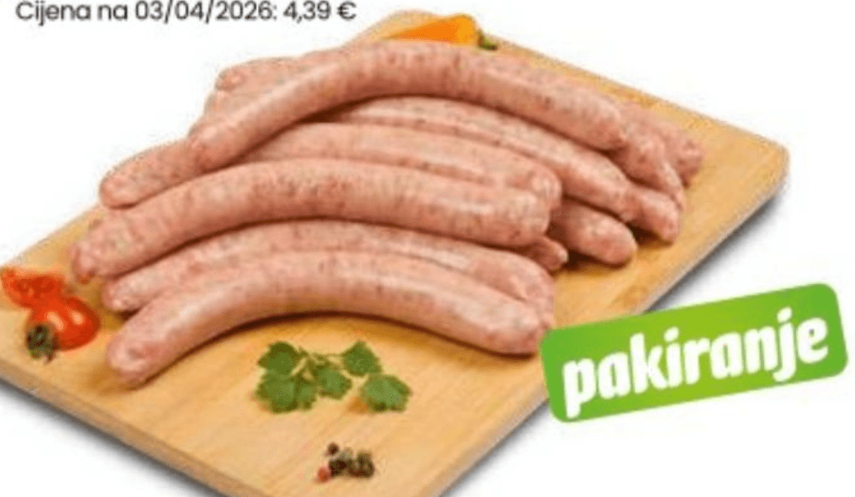 Roštilj kobasica 420 g Akcija u trgovini Eurospin