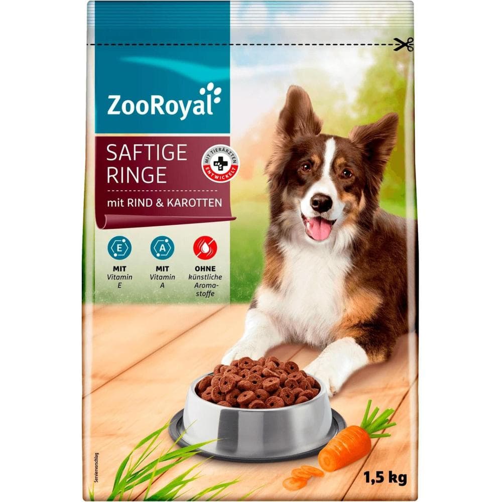 ZooRoyal Saftige Ringe suha hrana za pse 1,5 kg Akcija u trgovini Bipa