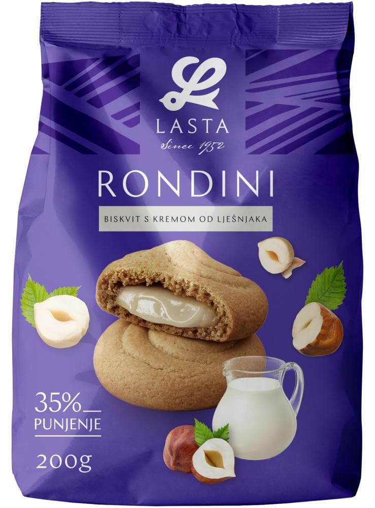 LASTA Rondini bijeli lješnjak 200g Akcija u trgovini Pivac
