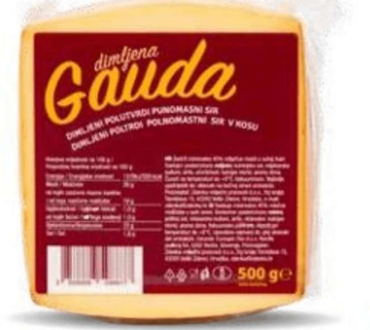 Sir Gouda dimljena 500 g Akcija u trgovini Eurospin