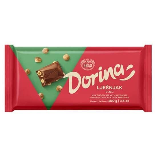 Dorina cijeli lješnjak čokolada 220 g Akcija u trgovini Bakmaz