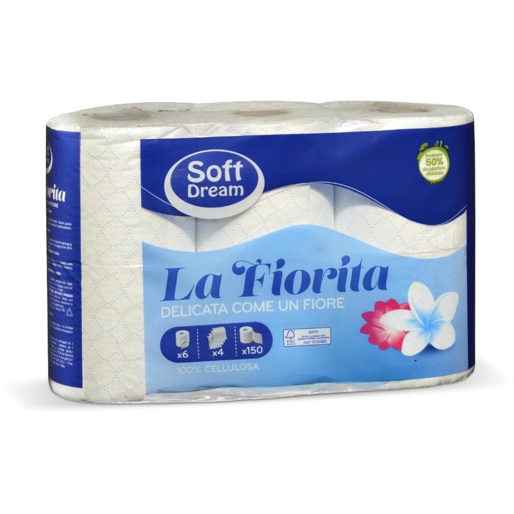 Soft Dream La Fiorita toaletni papir 6 rola Akcija u trgovini Eurospin