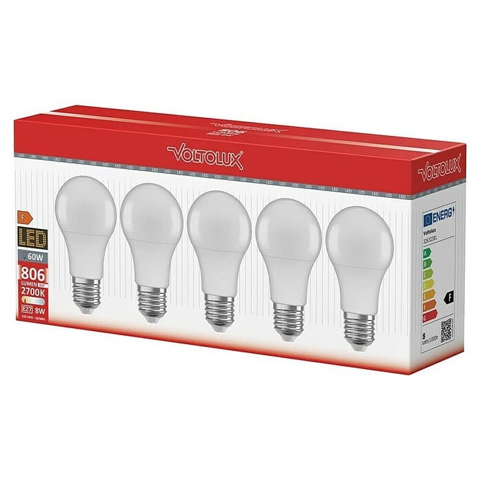 Voltolux Set LED žarulja 5 kom., 8 W, 806 lm Akcija u trgovini Bauhaus