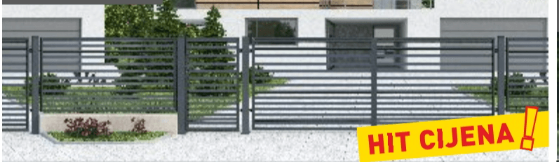 Polbram Panel ograda 200x90-120 cm Akcija u trgovini Merkury