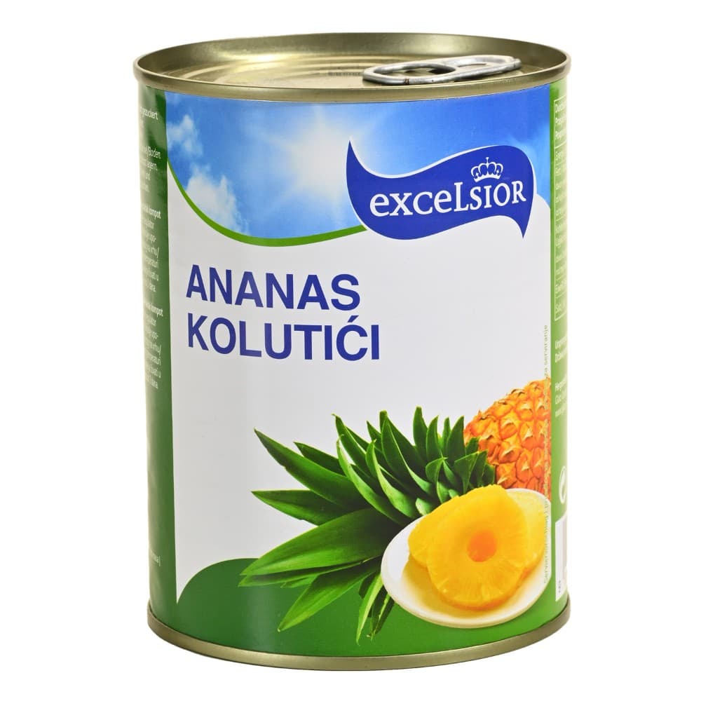Excelsior ananas 565 g Akcija u trgovini KTC