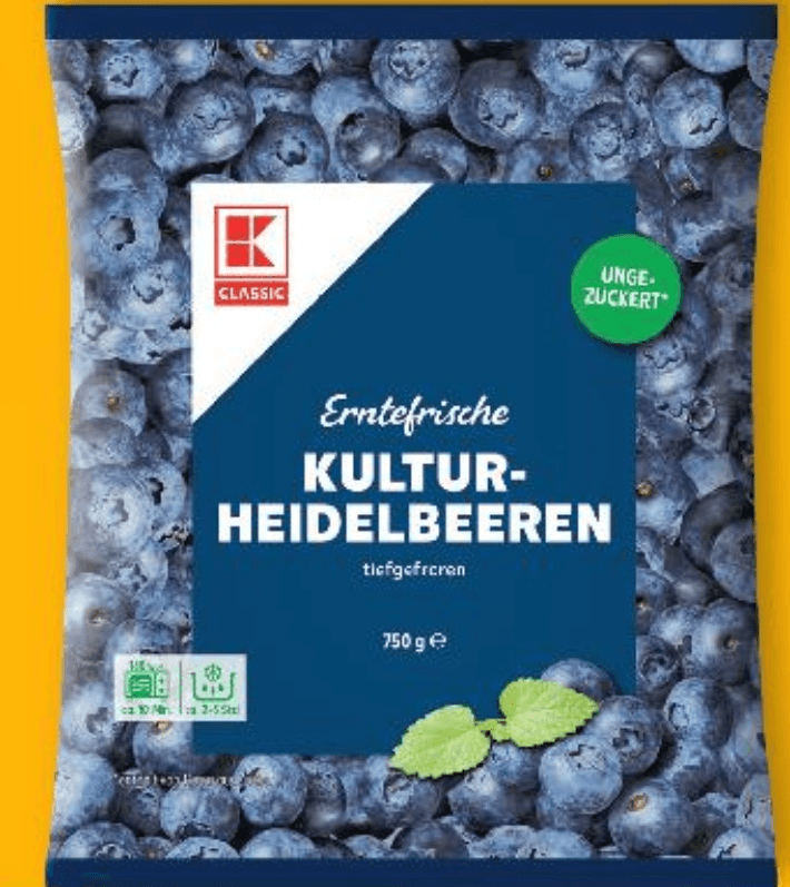 Borovnice smrznuto voće 750 g Classic Akcija u trgovini Kaufland