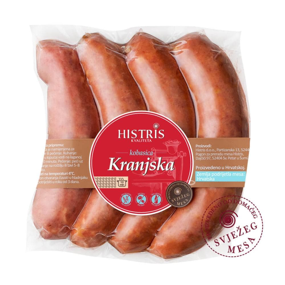 Histris kranjska kobasica 340 g Akcija u trgovini Plodine