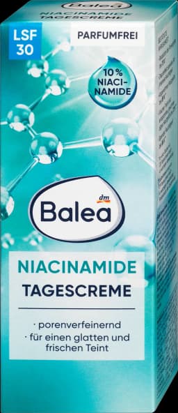 Balea dnevna krema s niacinamidom SPF 30