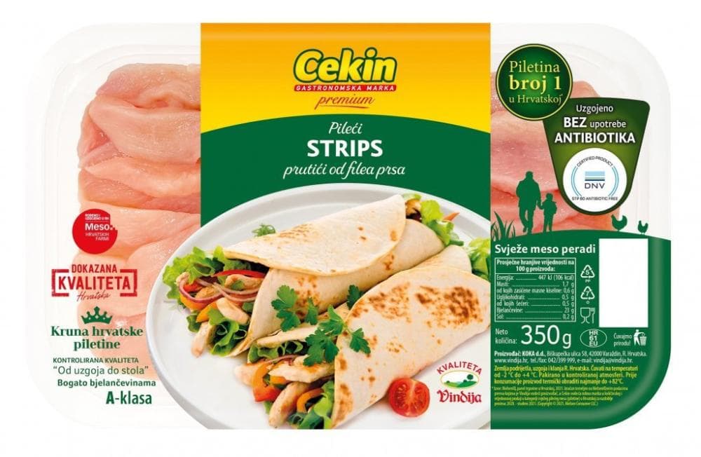 Cekin pileći strips 350 g Akcija u trgovini Spar