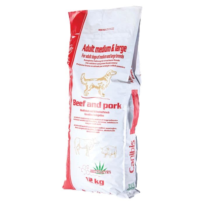 Canibis Adult Medium & Large Beef and pork 12 kg Akcija u trgovini Zoo City