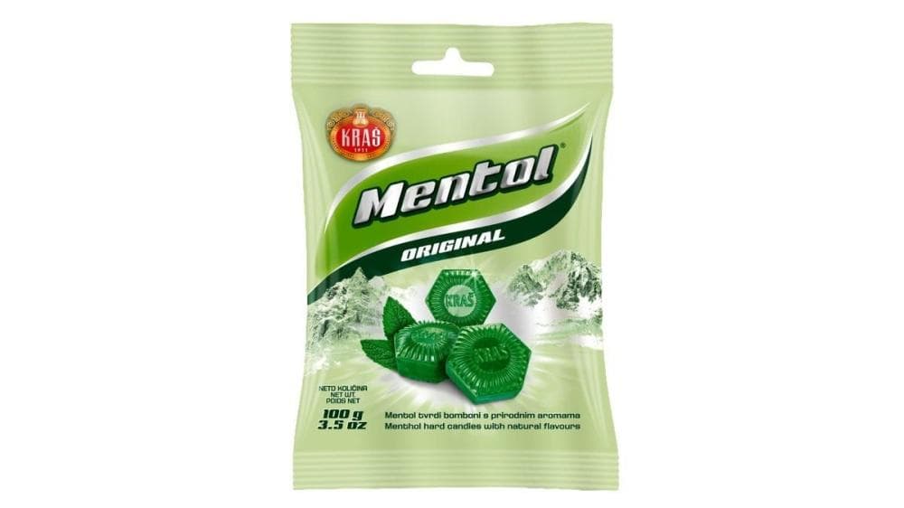 Kraš Bomboni mentol 100 g Akcija u trgovini Djelo