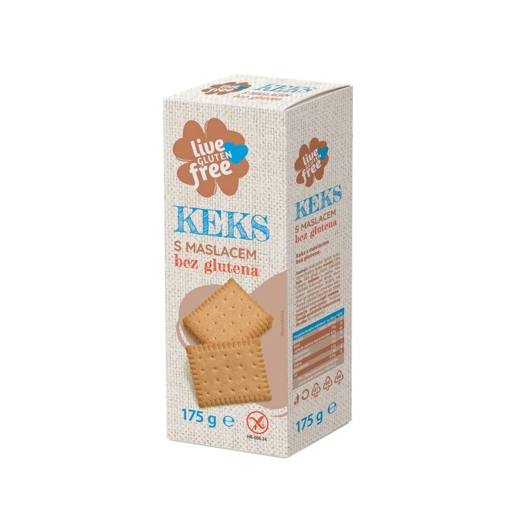 Live Gluten Free keks petit s maslacem 175 g Akcija u trgovini Plodine