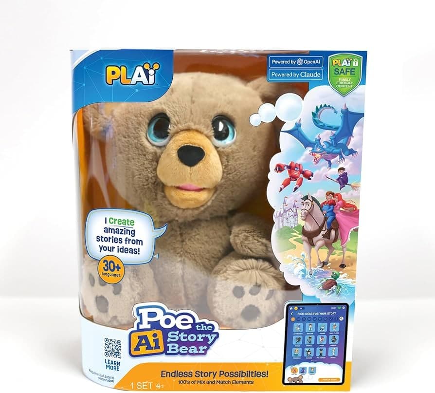 Poe AI Story Bear interaktivan AI plišani medo 1 kom Akcija u trgovini Interspar
