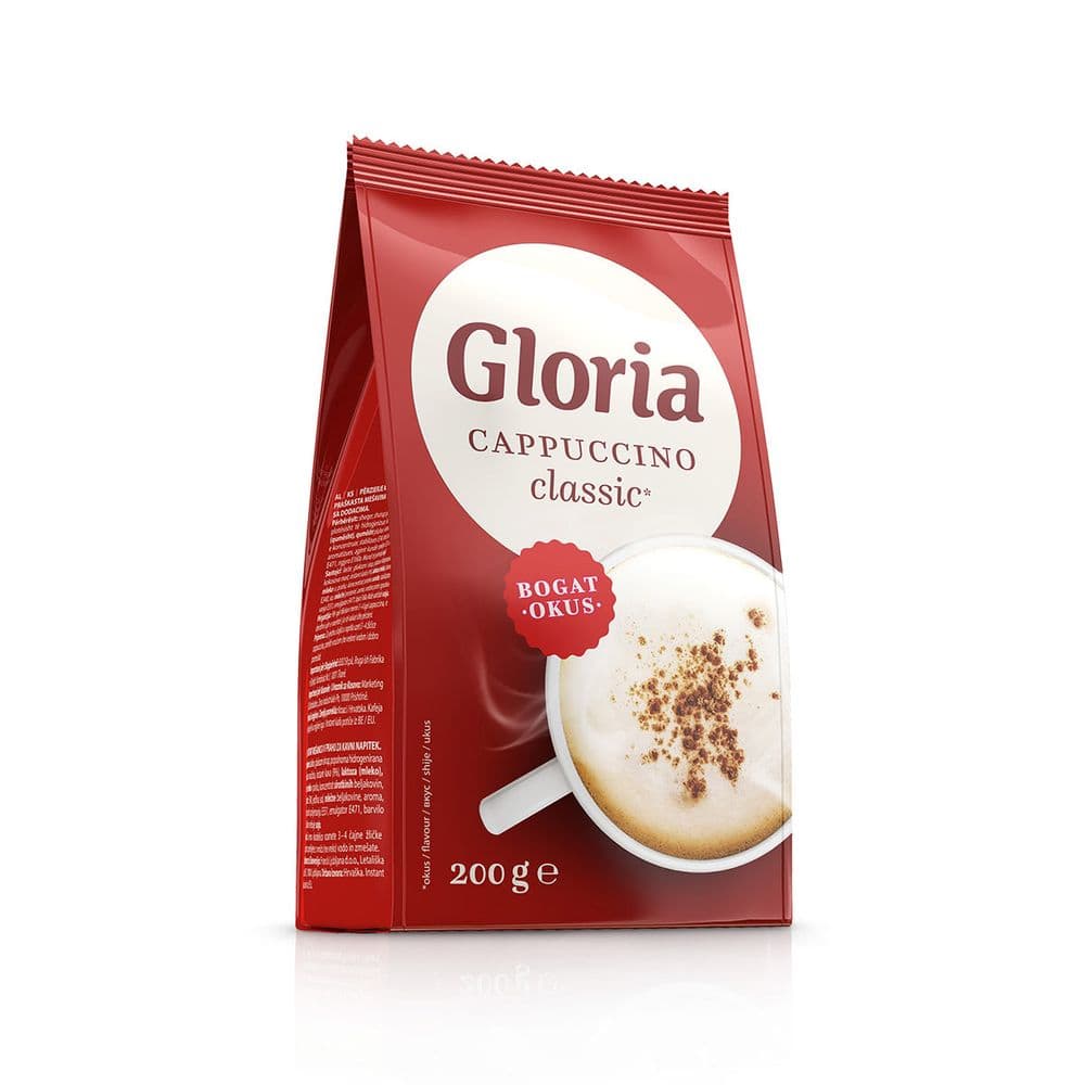 Gloria Instant cappuccino 200 g Akcija u trgovini Ribola