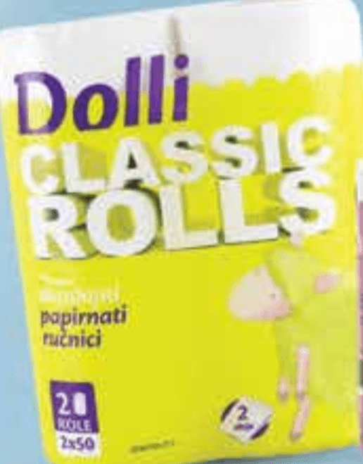 Dolli Kuhinjski ručnici 2 role Akcija u trgovini Plodine