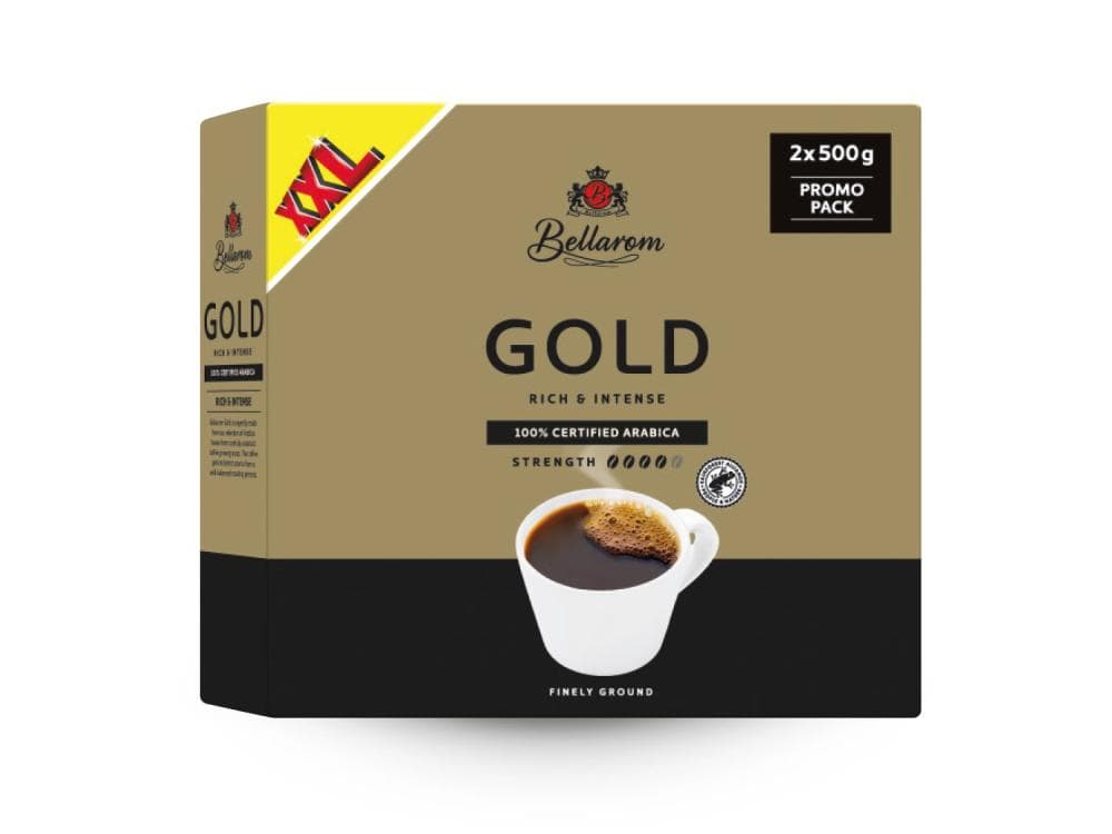 Bellarom Mljevena kava gold XXL 2 x 500 g Akcija u trgovini Lidl