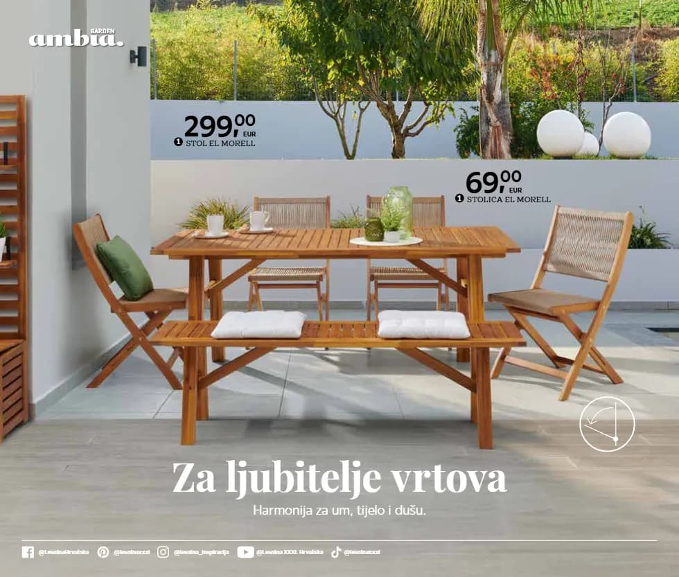 Stolica El Morell Ambia Garden Akcija u trgovini Lesnina