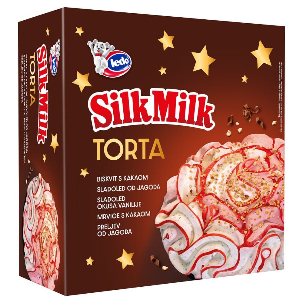 Ledo torta Silk Milk 668g Akcija u trgovini Konzum