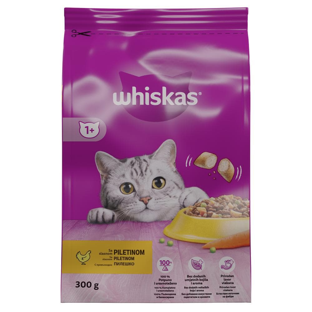 WHISKAS odabrani okusi 300 g Akcija u trgovini Zoo City