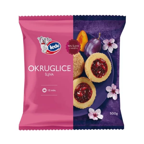 Ledo okruglice sa šljivom 500 g Akcija u trgovini Boso